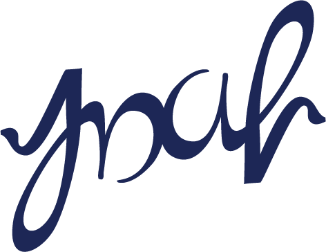 Lettering Inah em azul
