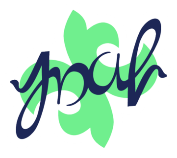 Símbolo em versão sticker sobre azul